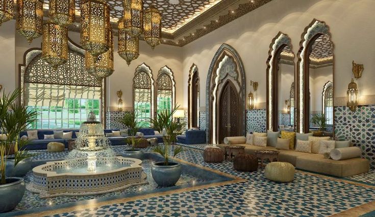 فن تصميم مجلس رجال سعودي تقليدي