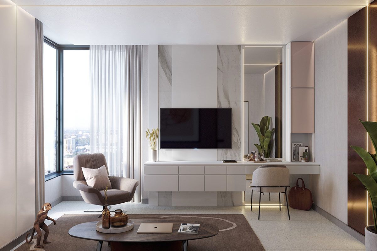 10 أفكار لتصميم غرفة ضيوف عصرية