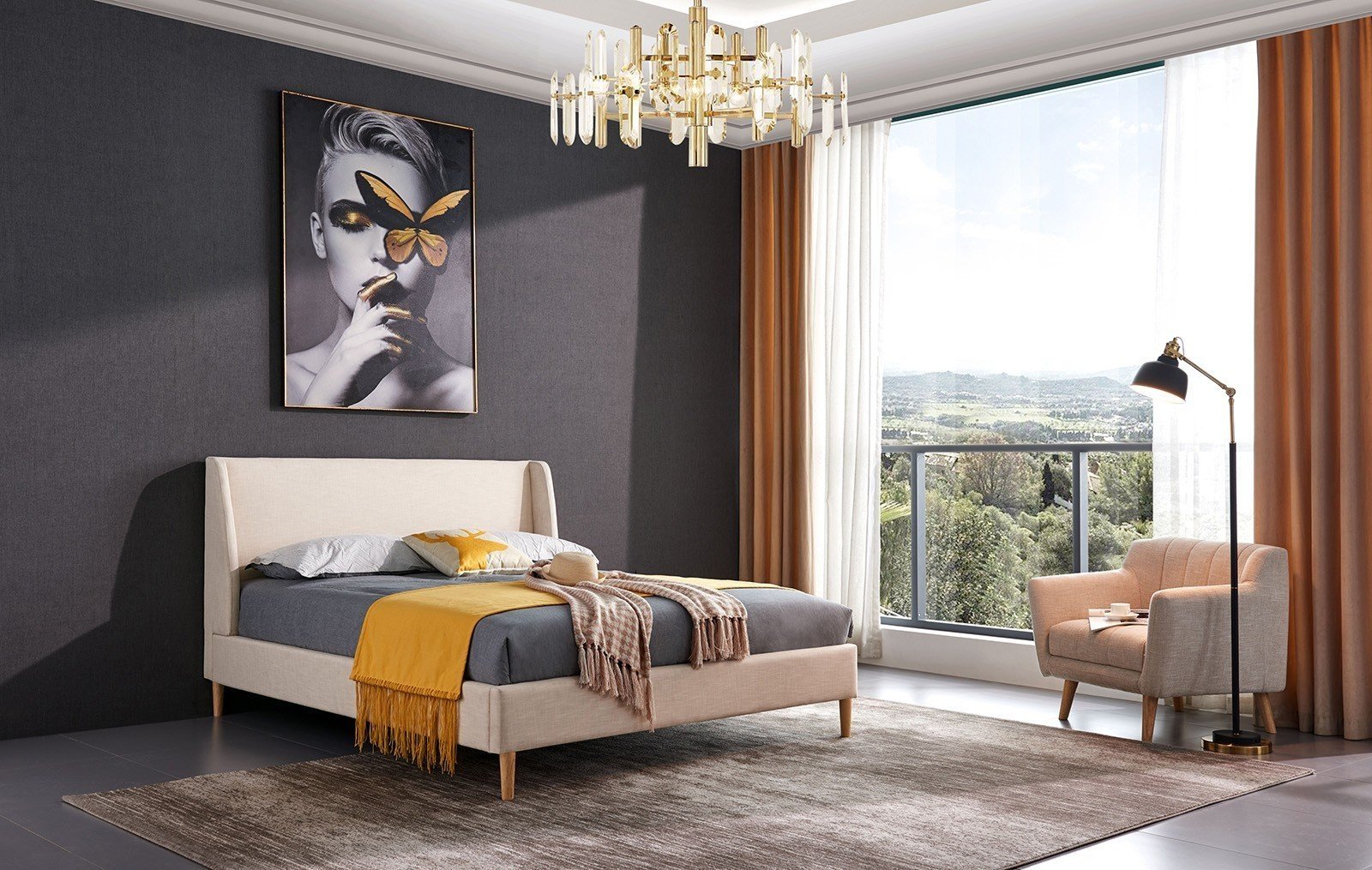 أفكار لتنسيق ألوان غرف نوم مريحة للأعصاب