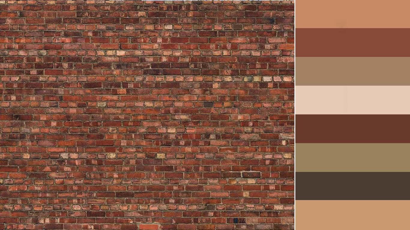 الألوان التي تتناسب مع اللون القرميدي