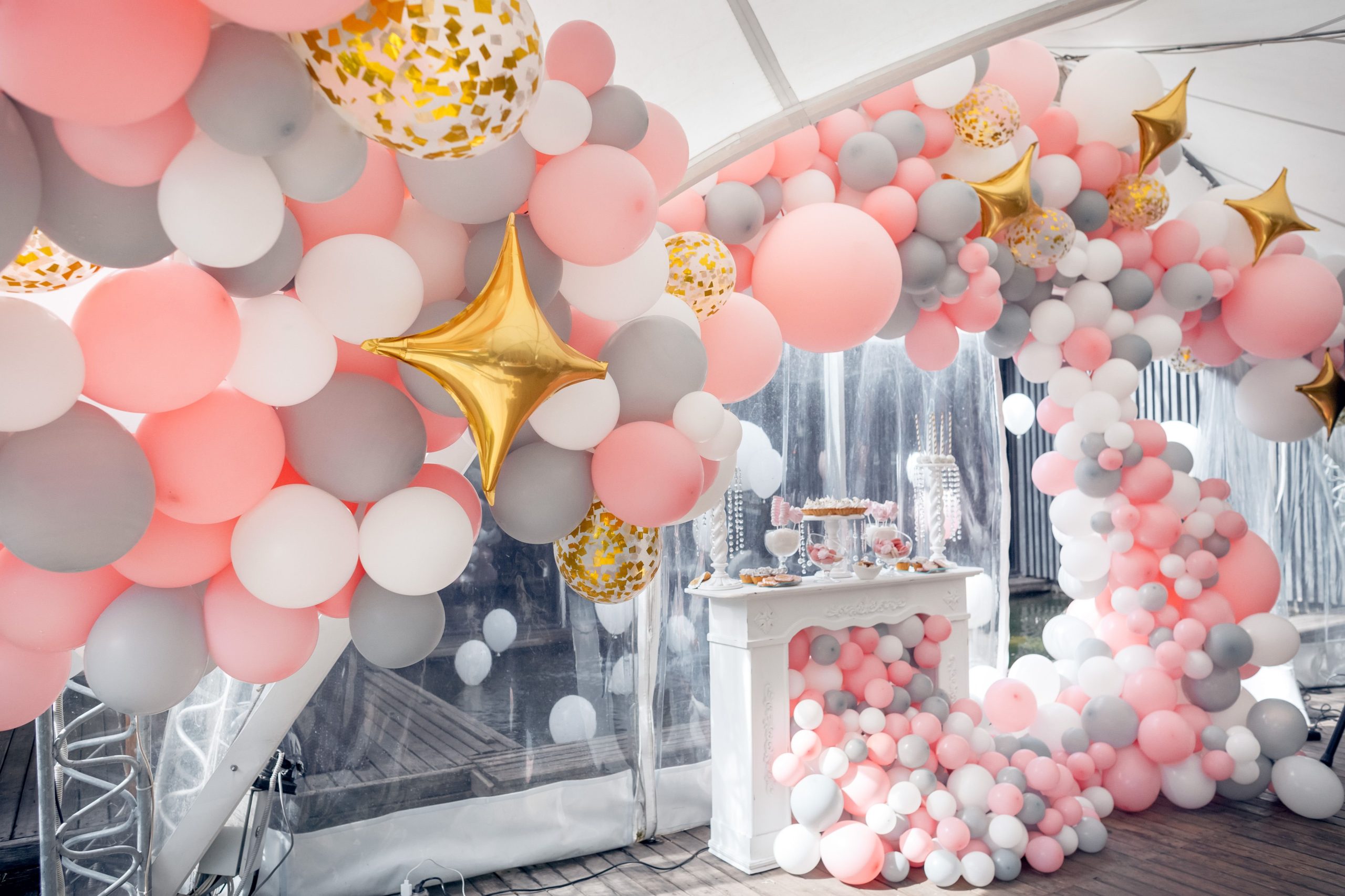 أفكار تزيين بالبالونات