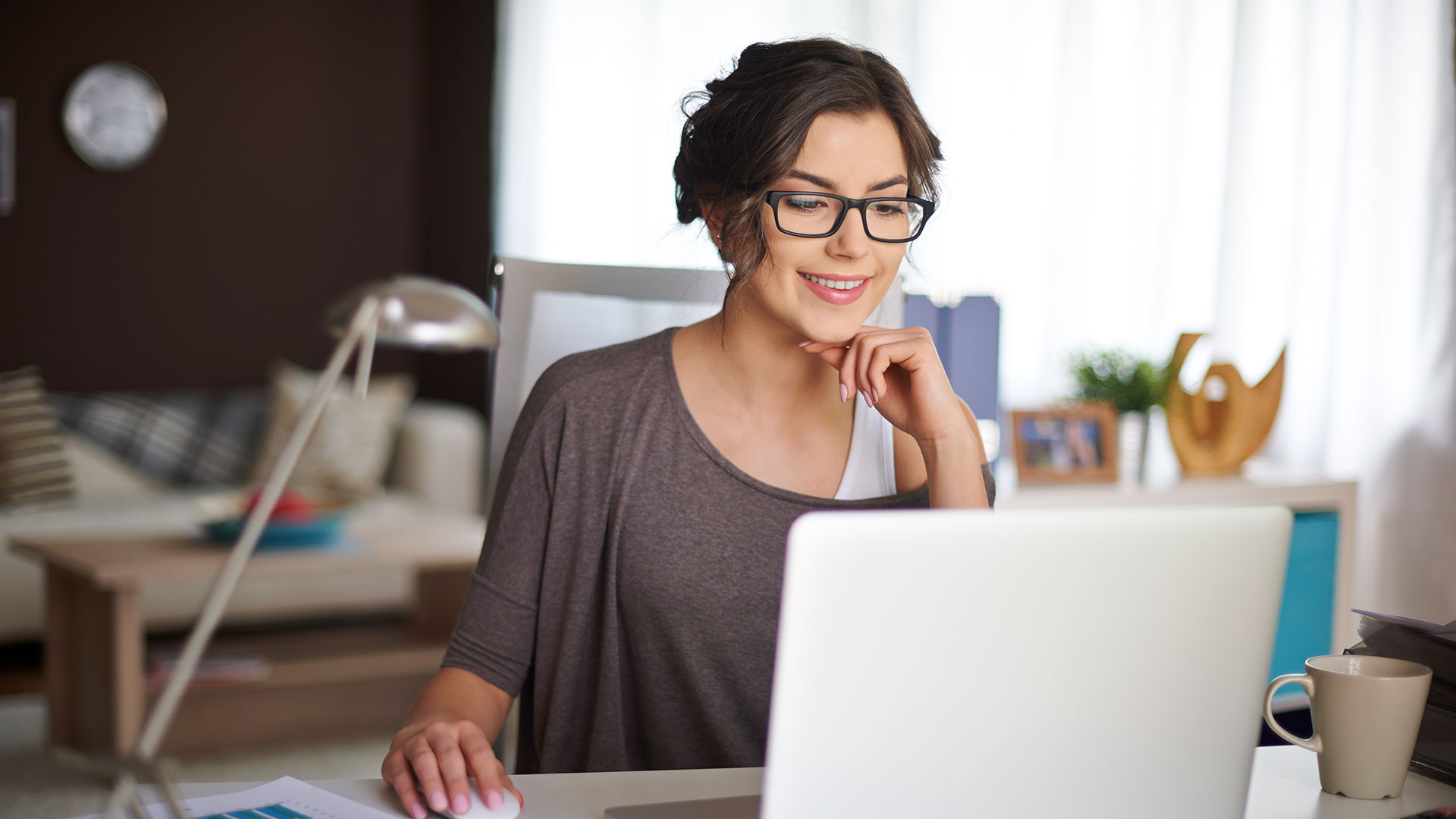 كيفية العمل من المنزل