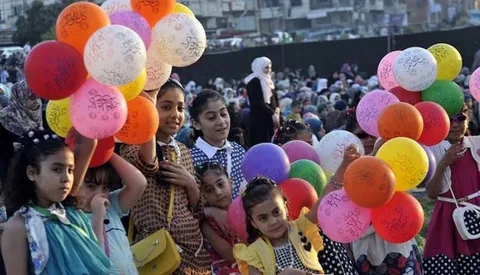 فرحة الأطفال بالعيد